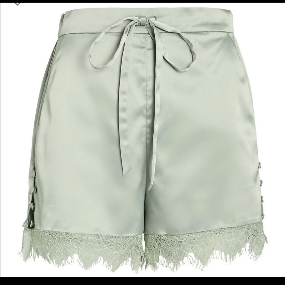 NIGHT NIGHT by Jonathan Simkhai Charmeuse Shorts